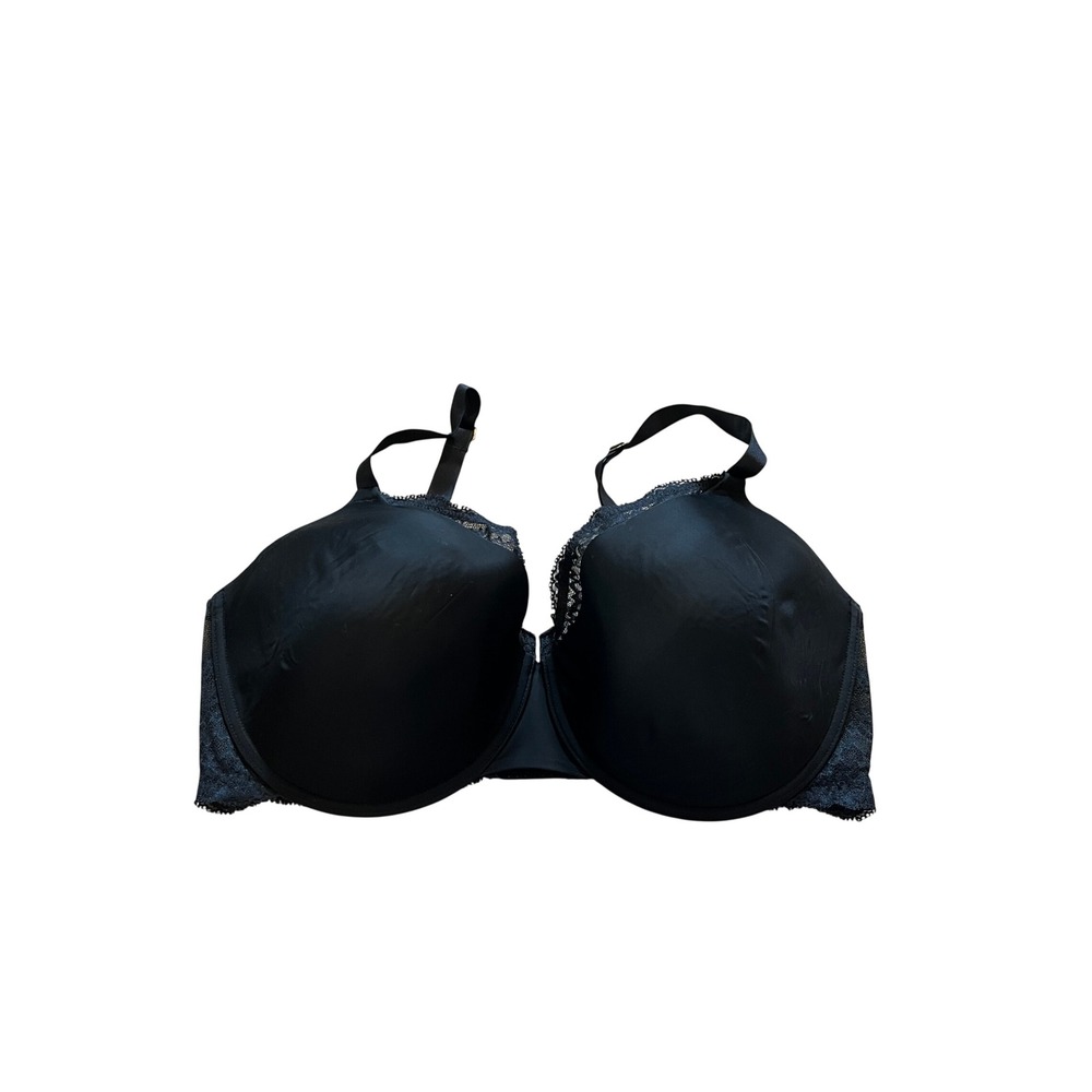 Natori Bliss Perfection Underwire Contour Bra Black Lace 38G 731319
